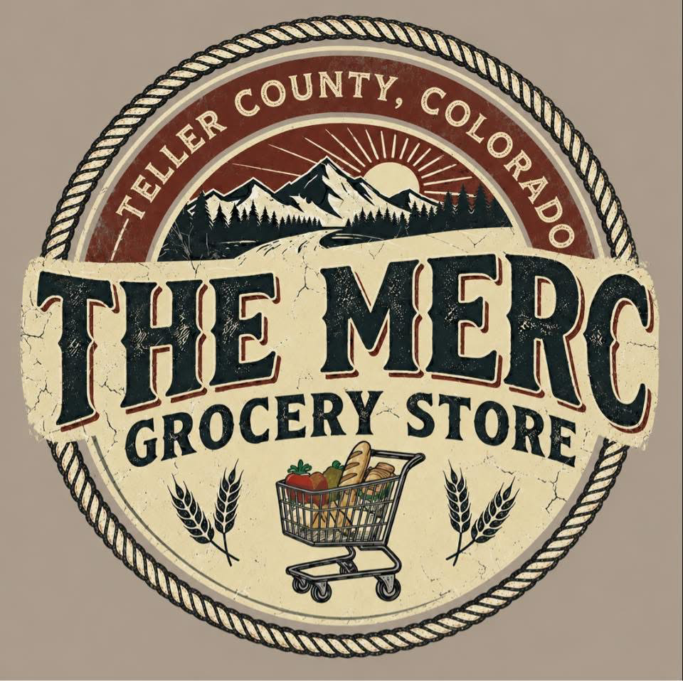 The Merc Grocery Store logo